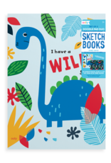 Ooly Doodle Pad Duo Sketchbooks - Dino