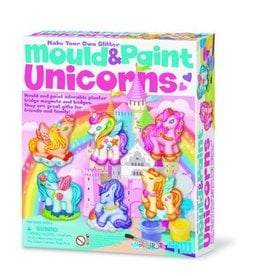 4M Mould & Paint Glitter Unicorns