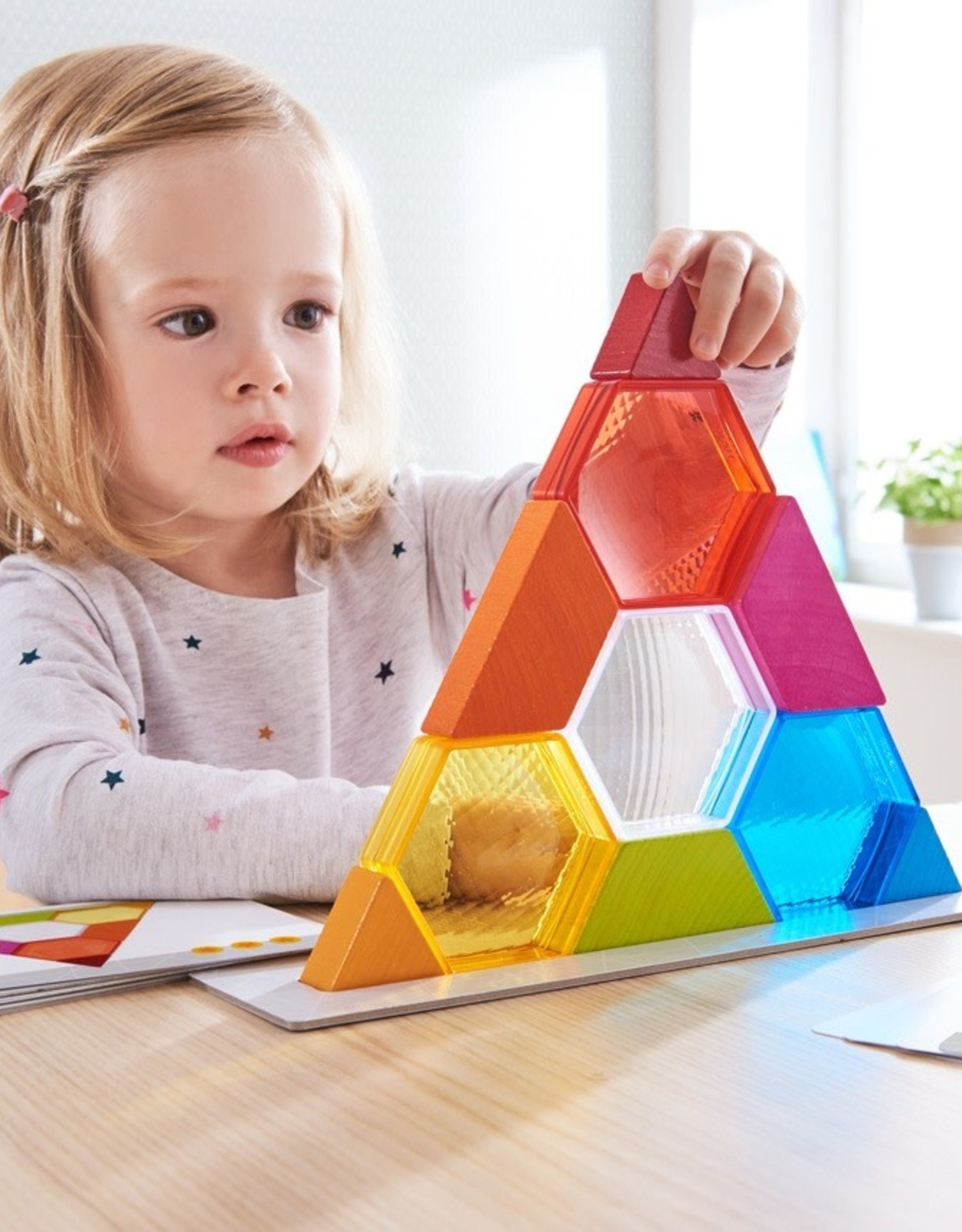 Haba Color Crystals 15 Piece Stacking Game