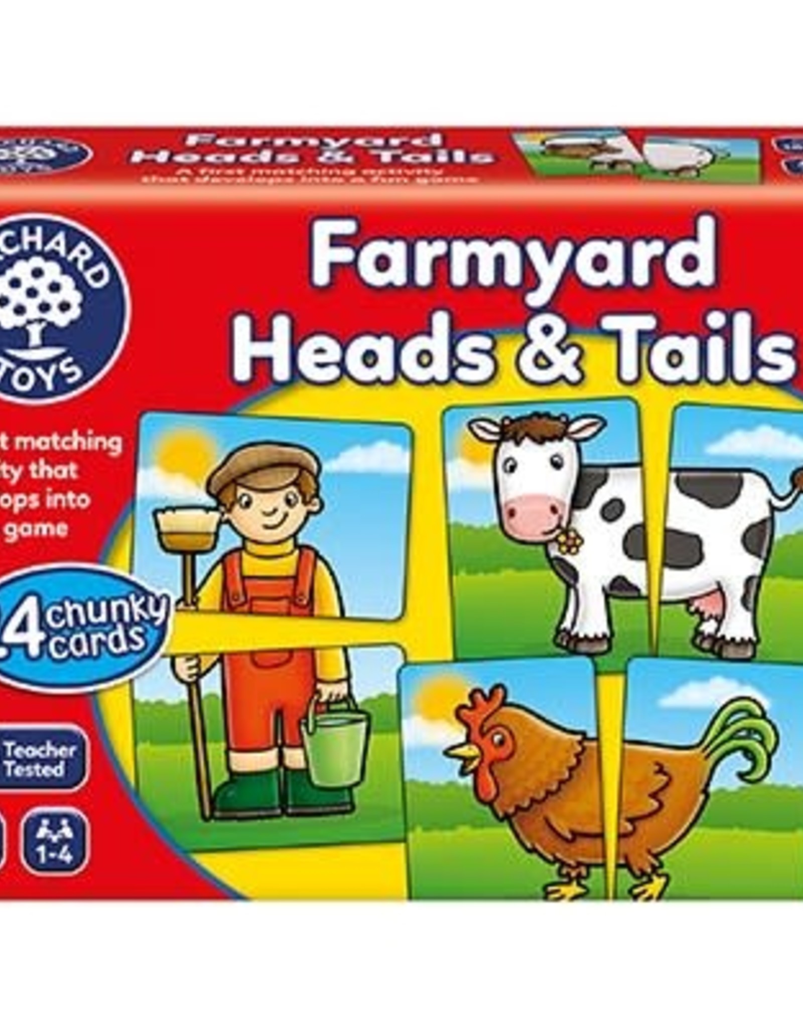 Orchard Games Farmyard Heads and Tails Game