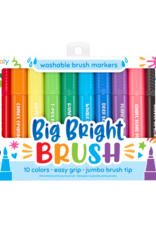 Ooly Big Bright Brush Markers - set of 10