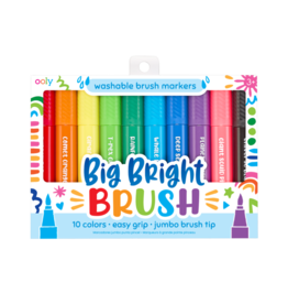 Ooly Big Bright Brush Markers - set of 10
