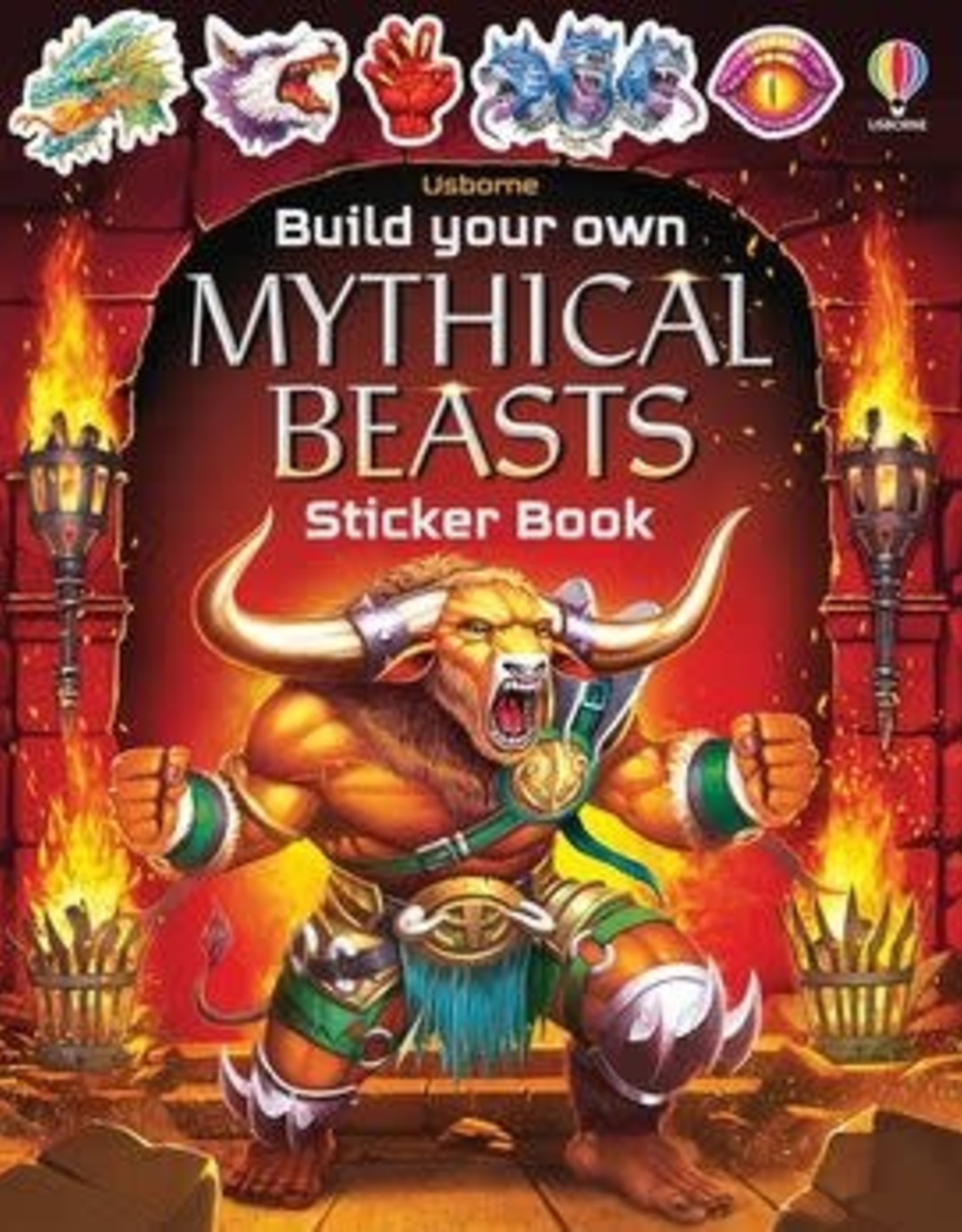 Usborne Build Your Own Mythical Beasts Sticker Book