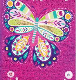 Sparkle Butterfly Foil Birthday Card