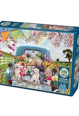Cobble Hill Puzzles Country Truck in the Spring - 500 Piece Puzzle