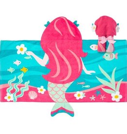 Stephen Joseph Hooded Towel - Mermaid