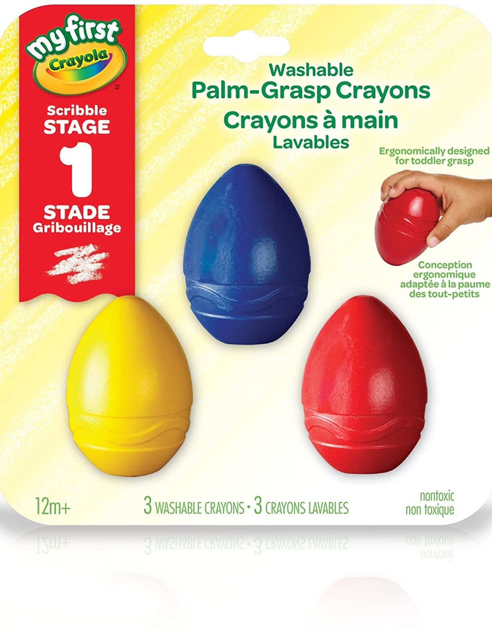Crayola Crayola Egg Crayons - My First Crayola Palm-Grip Crayons