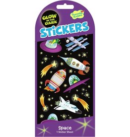 Peaceable Kingdom Space Glow in the Dark Stickers