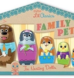 Schylling Family Pets Tin Nesting Dolls