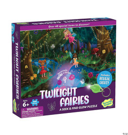 Peaceable Kingdom Twilight Fairies Seek and Find Glow Puzzle