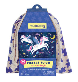 Mudpuppy Puzzle To Go: Unicorn Magic