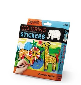 Crocodile Creek Coloring Stickers - Animals