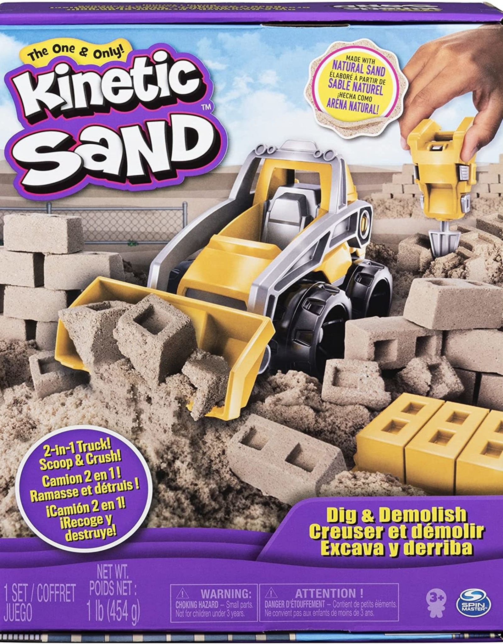 Kinetic Sand Kinetic Sand Dig & Demolish Playset