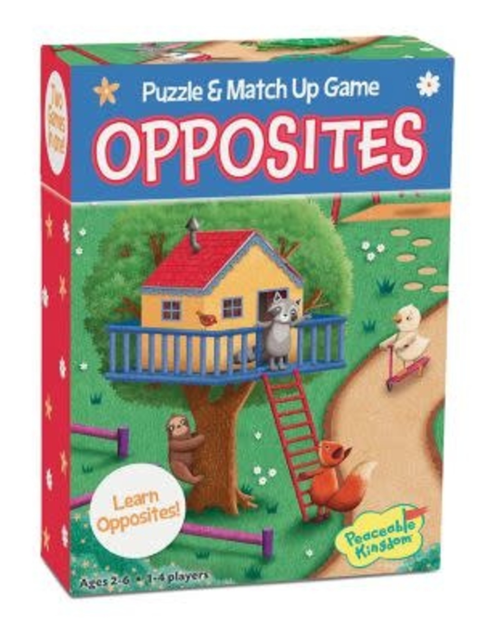 Peaceable Kingdom Opposites Match Up Game & Puzzle