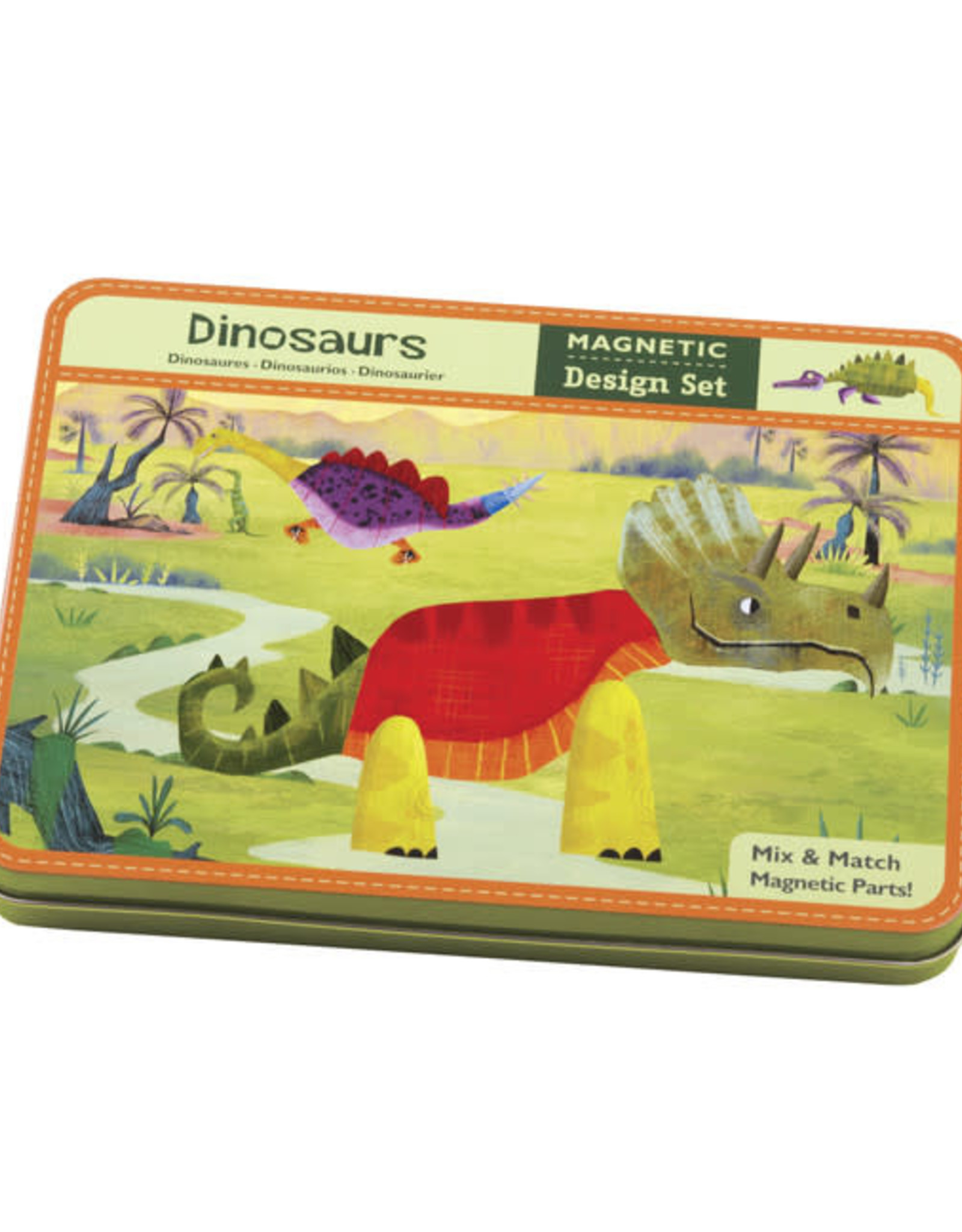 Mudpuppy Dinosaurs Magnetic Build-its