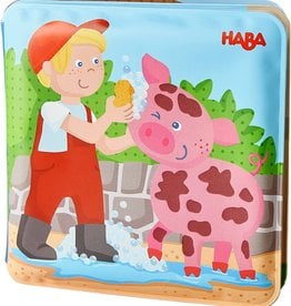 Haba Farm Animal Magic Color Changing Wash Away Bath Book