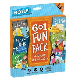 Hoyle Hoyle 6-in-1 Funpack (Crazy 8's, Go Fish, Old Maid, SLap Jack, Memory, Matching)