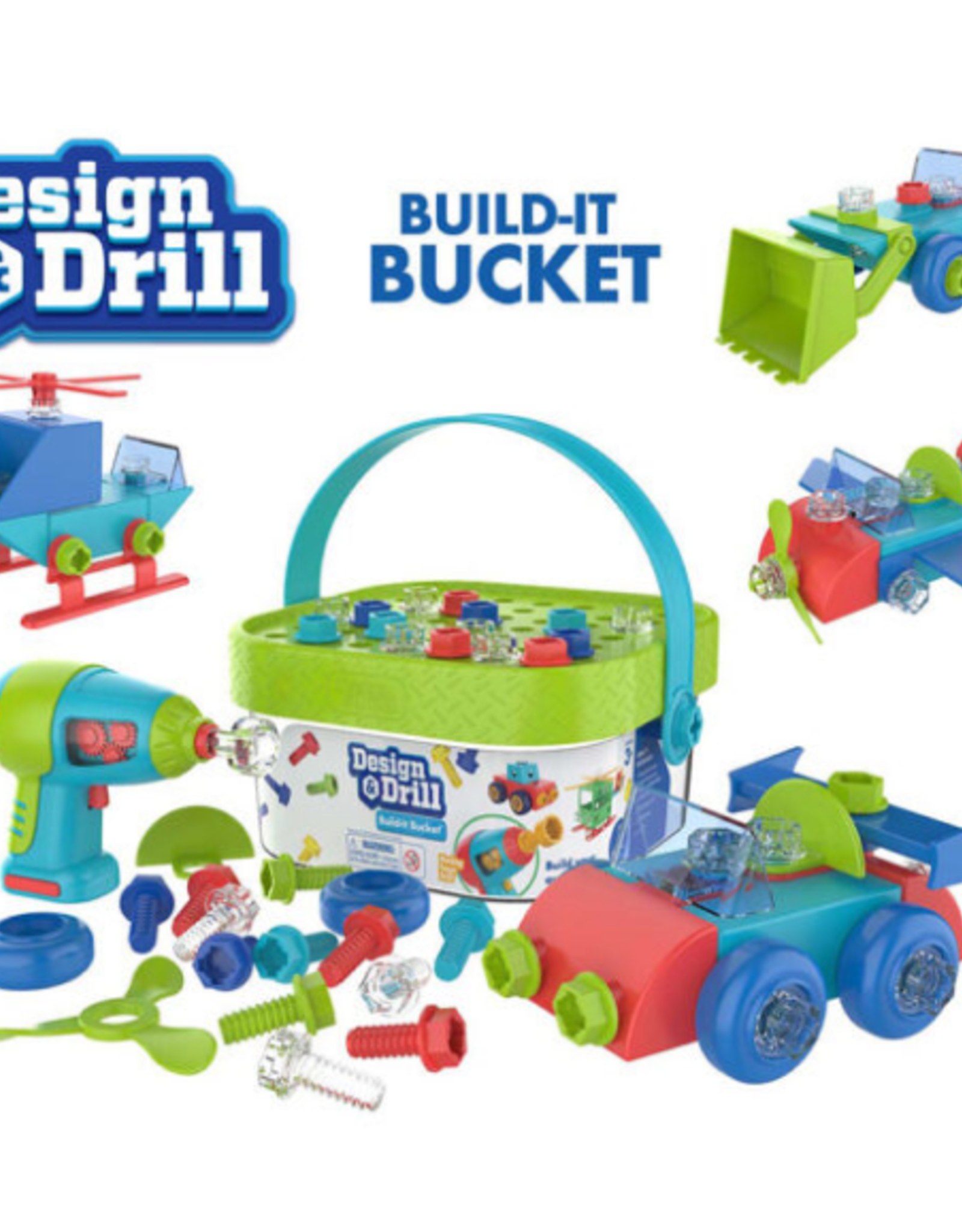 Educational Insights Design & Drill Build-It Bucket