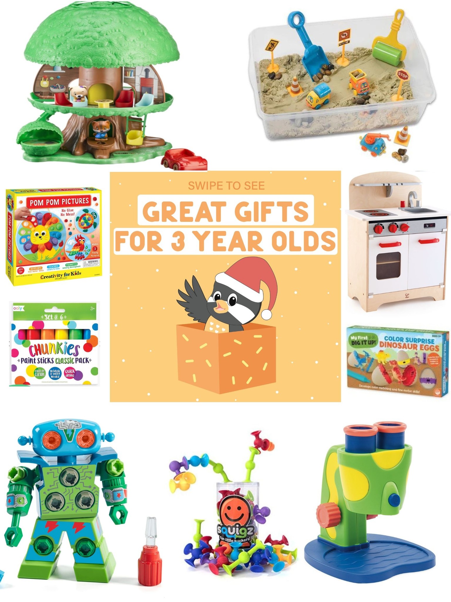 Holiday Gift Guide: Great Gifts for 3 Year Olds