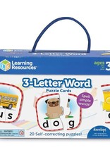Learning Resources 3-Letter Words Puzzle Cards