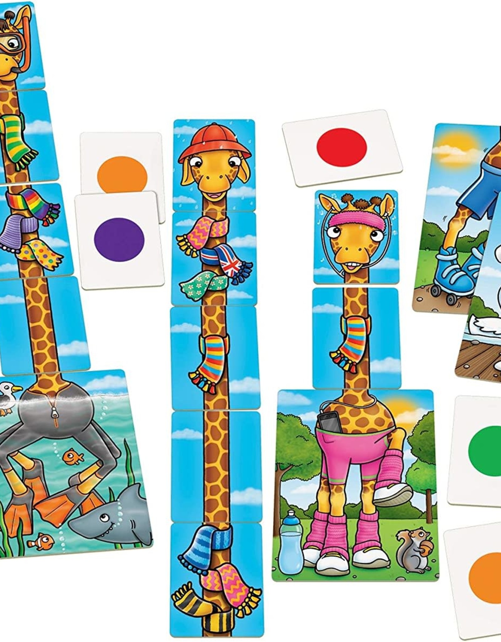 Orchard Games Giraffes in Scarves
