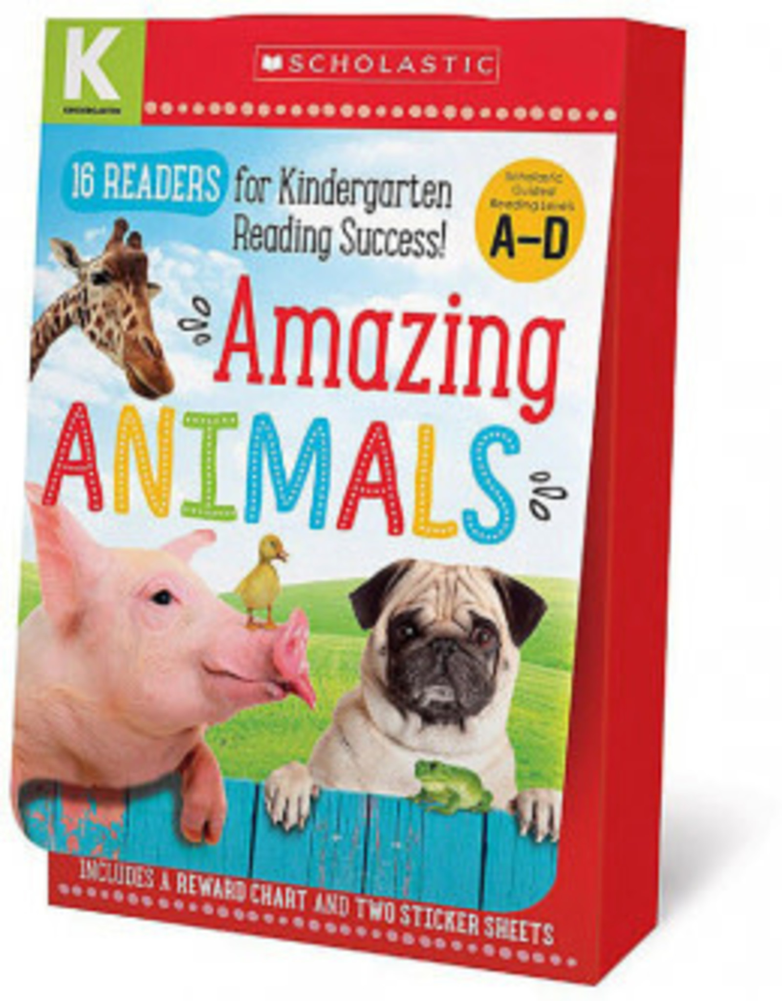 Scholastic Kindergarten A-D Reader Box Set: Amazing Animals