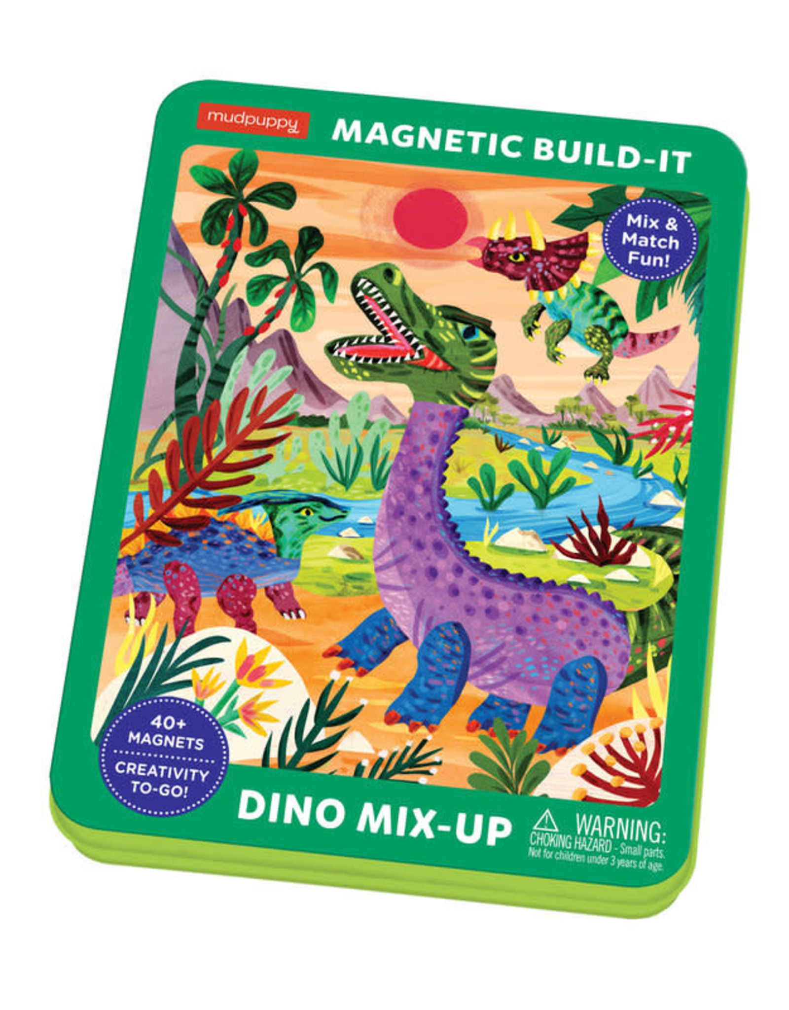 Mudpuppy Dino Mix-Up Magnetic Build-It