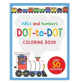 Peter Pauper Press ABC's and Numbers Dot to Dot Coloring Book