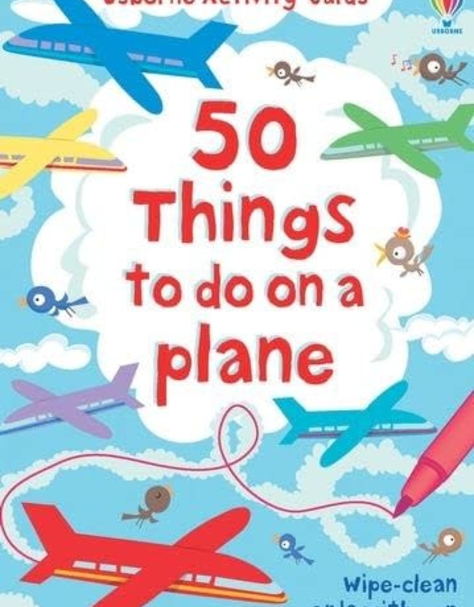 Usborne 50 Things to do on a Plane Wipe Clean Cards