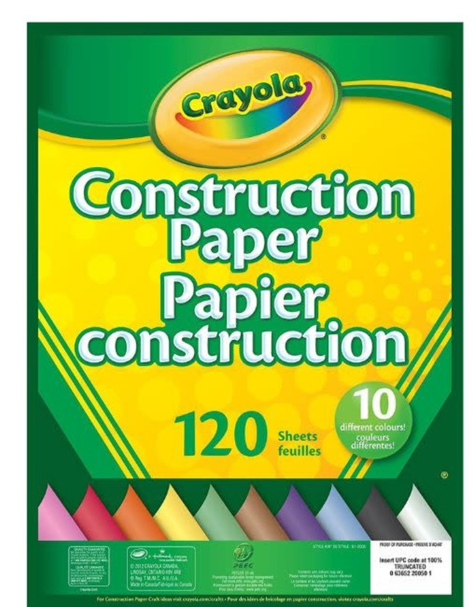 Crayola Construction Paper 120 sheets