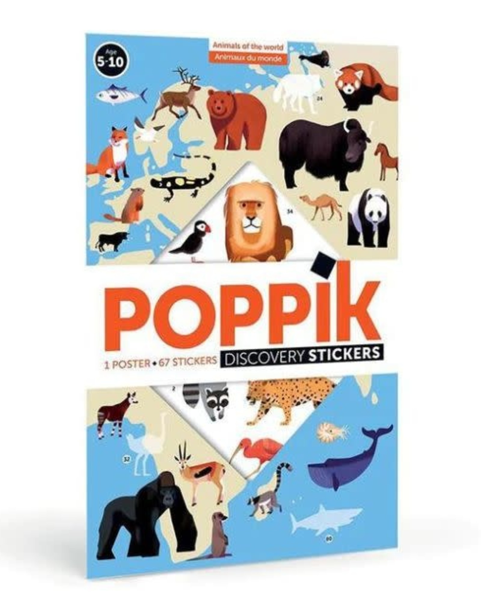 Poppik Discovery Poster Animals of the World
