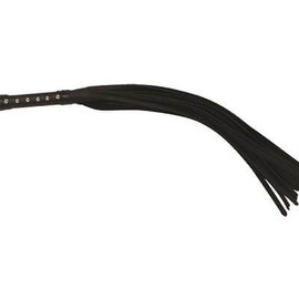 36" Black Leather Whip