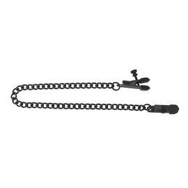 Broad Tip Clamp with Black Chain
