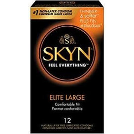 lifestyle condoms Skyn Latex-Free Elite Large Condom 12 pack