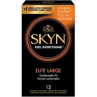 lifestyle condoms Skyn Latex-Free Elite Large Condom 12 pack