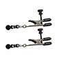 spartacus Broad Tip Clamps with Glass Beads
