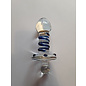 Glass Butt Plug with Crank