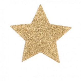 Bijoux Indiscrets Gold Glitter Star Pasties
