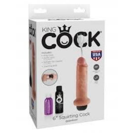 King Cock Squirting 6" Dildo