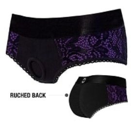 rodeoh canada Rodeoh Black & Purple Panty Harness XL