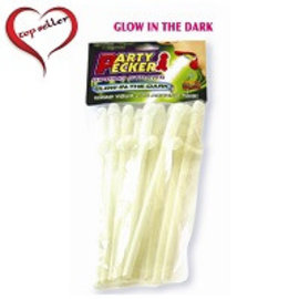 Pecker Straws -Glow-in-the-dark