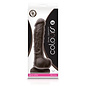 Dual Density 8" Dildo -Dark Brown