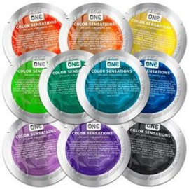 one condoms One Colour Sensations Condom -Single