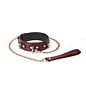 liebe seele canada Wine Red Collar & Leash