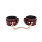 liebe seele canada Wine Red Ankle Cuffs with Chain