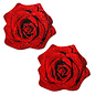 pastease Canada Glitter Blooming Rose Pasties -Red