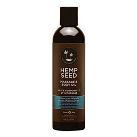 earthly body Hemp Seed Massage Oil 8oz