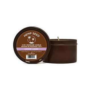 earthly body Hemp Seed 3-in-1 Massage Candle 6oz