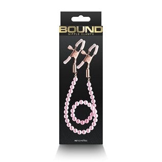 Pink Pearls Nipple Clamps