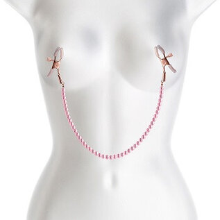 Pink Pearls Nipple Clamps